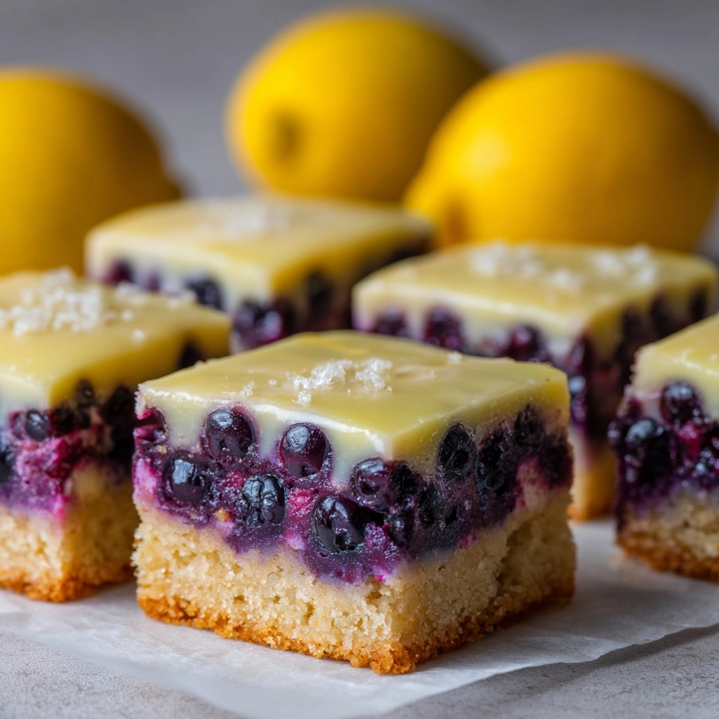 Lemon Blueberry Bars Recipe - Recipe Image