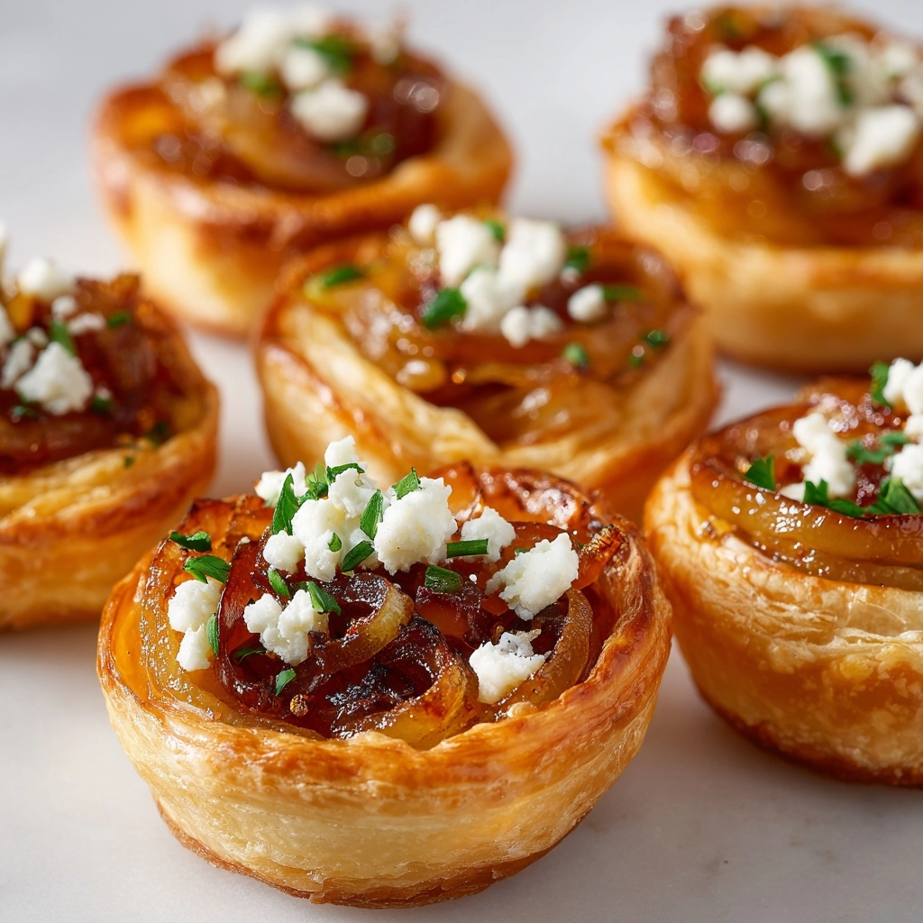 Caramelized Onion Tarts Recipe - Recipe Image