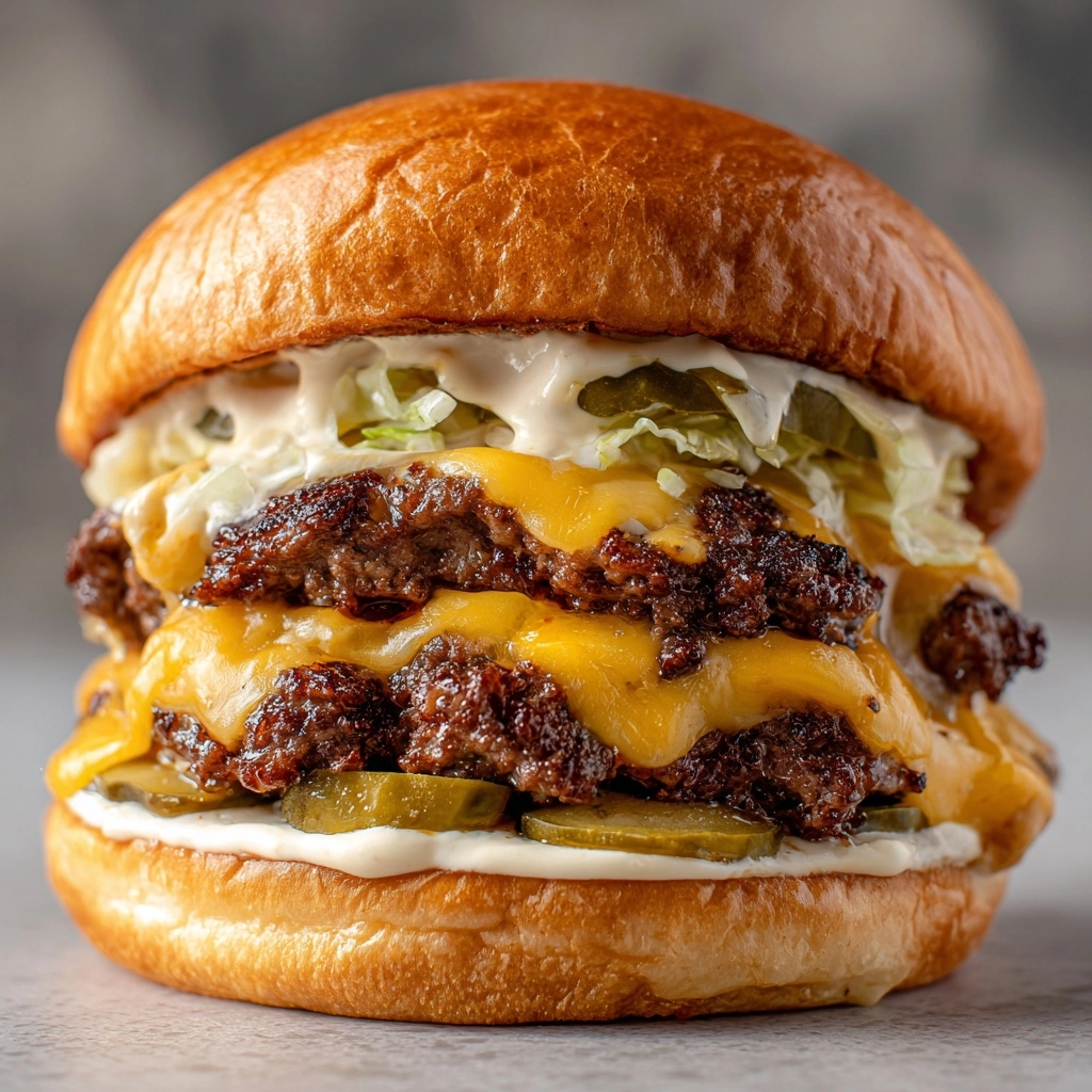 Homemade Sonic Double Smasher Burger Recipe - Recipe Image