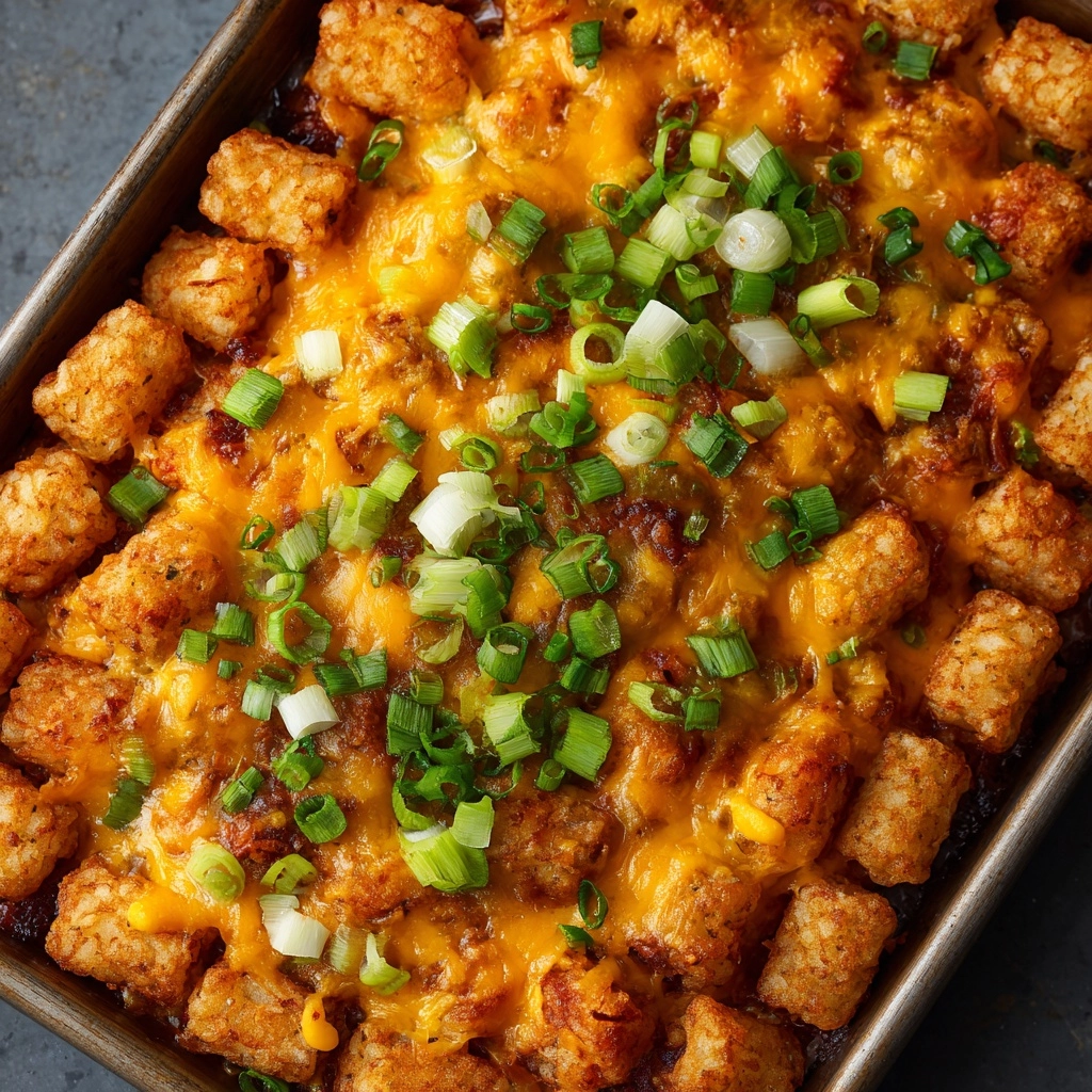Chili Cheese Tater Tots Recipe - Recipe Image