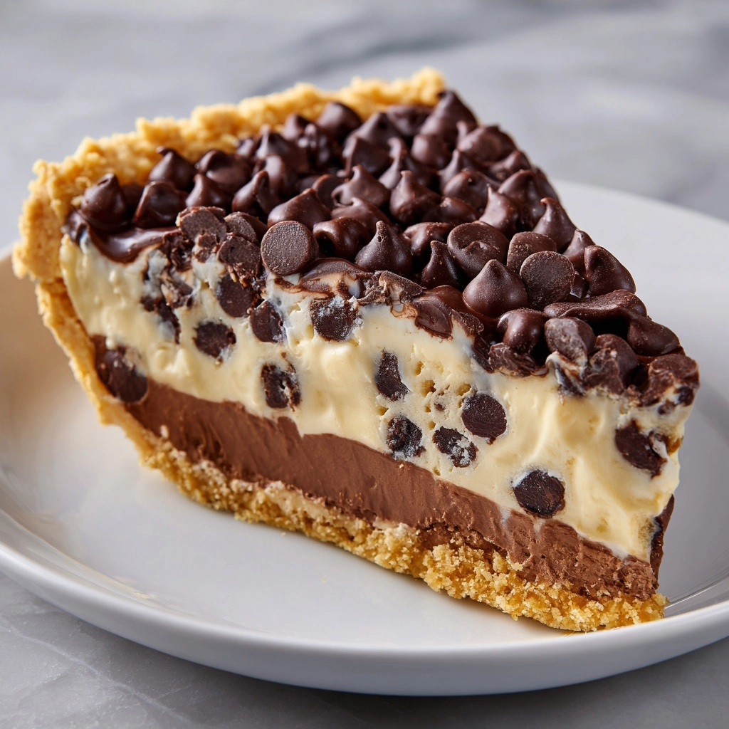 Chocolate Chip Cookie Dough Pie Recipe - Recipe Image
