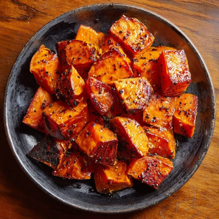 Honey Roasted Sweet Potatoes Recipe