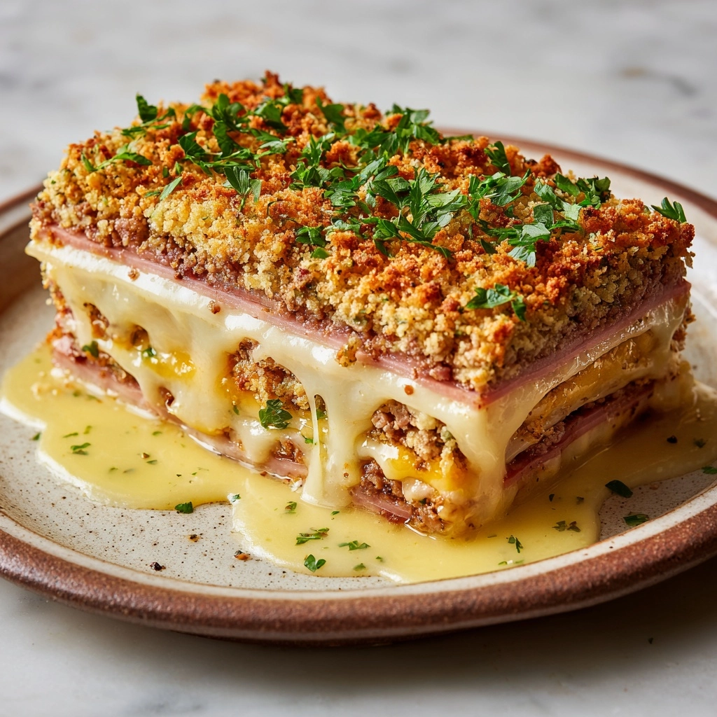 Chicken Cordon Bleu Meatloaf Recipe - Recipe Image