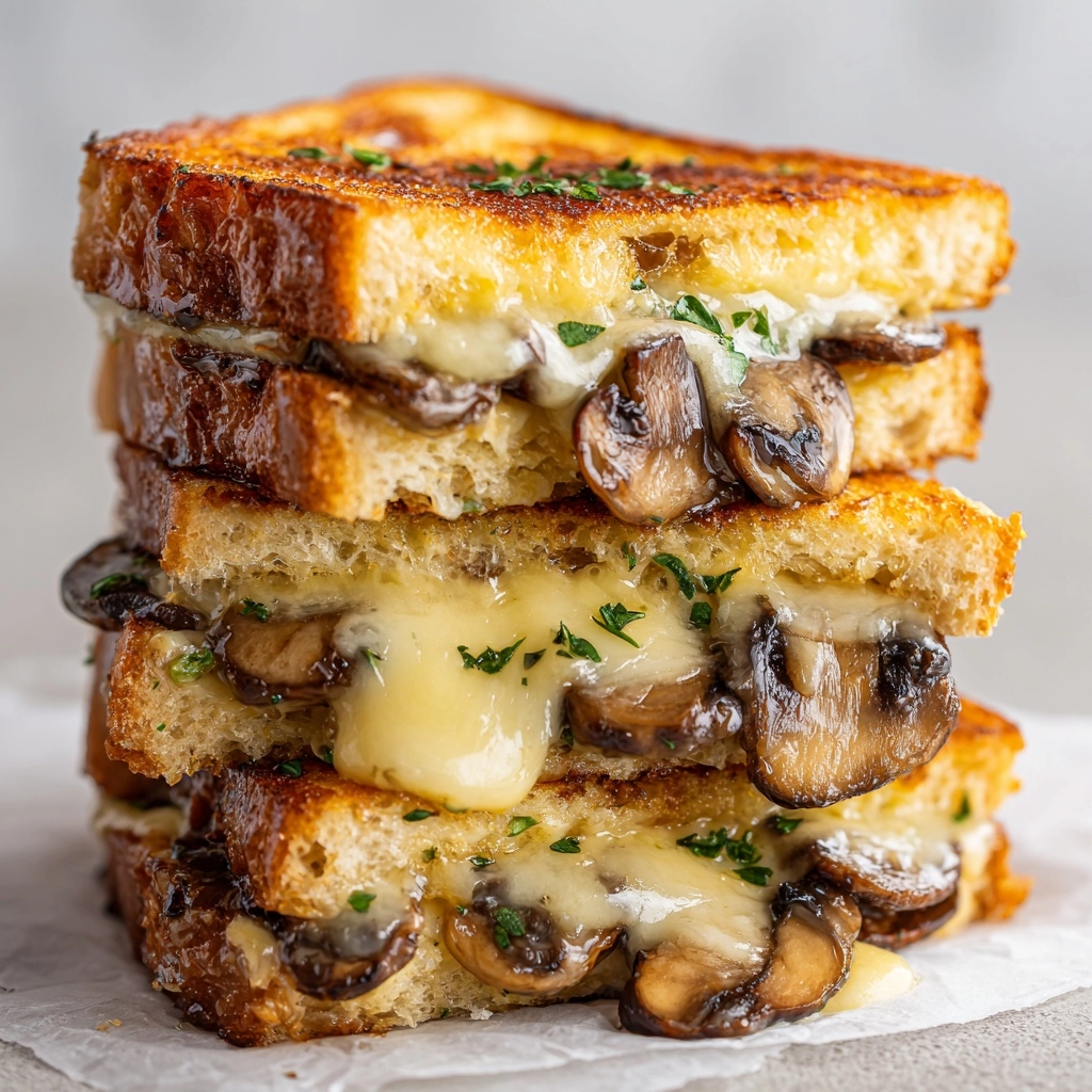 Mushroom Sandwich Melts Recipe - Recipe Image