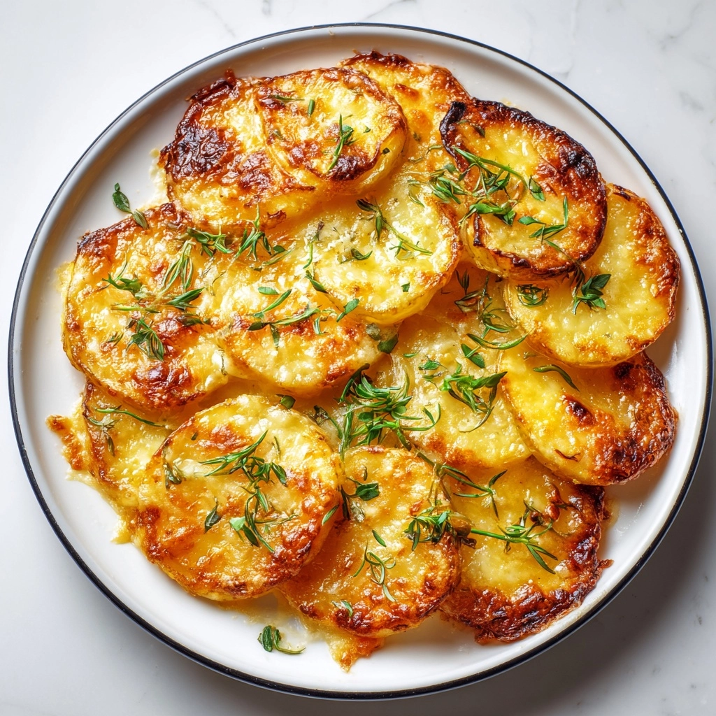 Parmesan Crusted Potatoes Recipe - Recipe Image