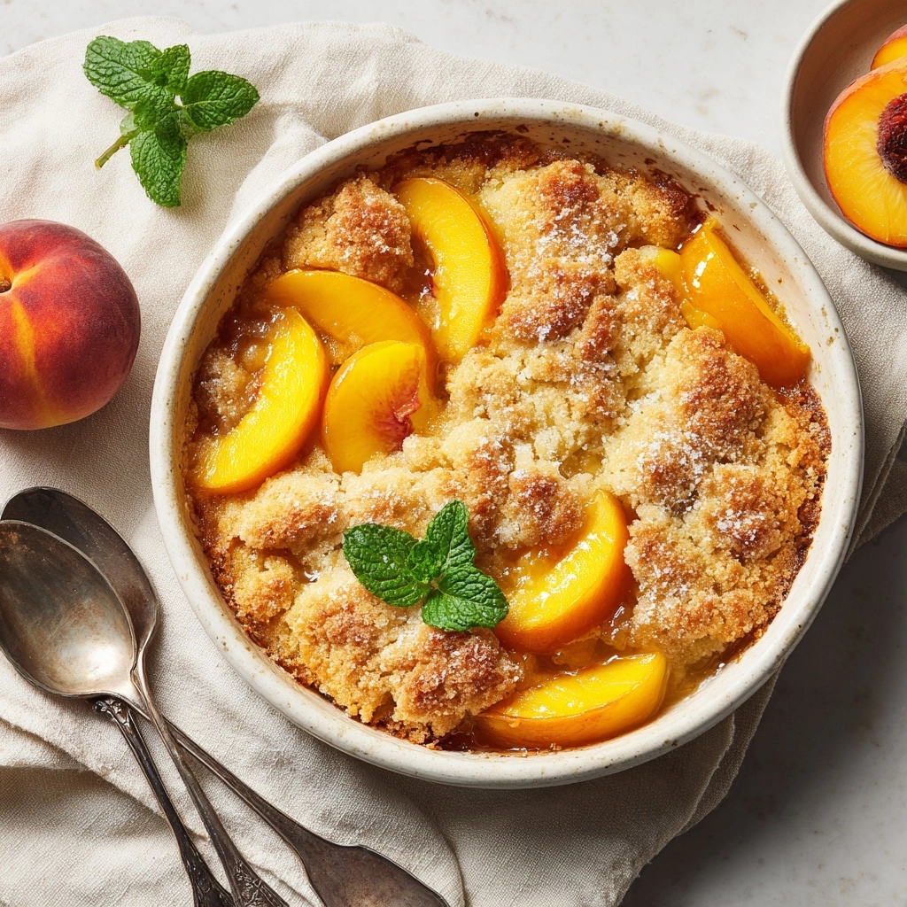 Southern Peach Cobbler Recipe - Recipe Image