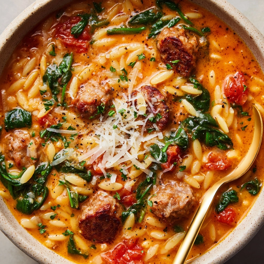 Marry Me Sausage Orzo Soup Recipe