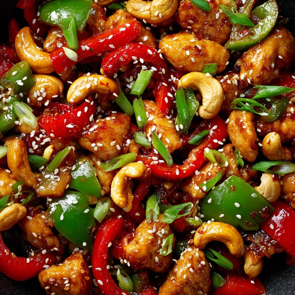 Cashew Chicken Stir Fry Recipe - Recipe Image