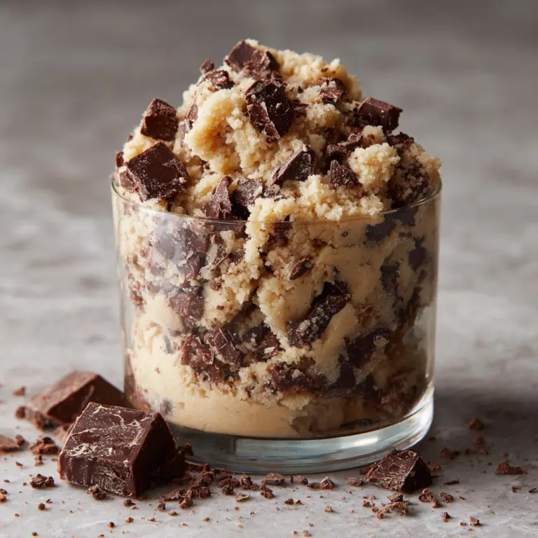 Edible Brownie Batter Cookie Dough Recipe