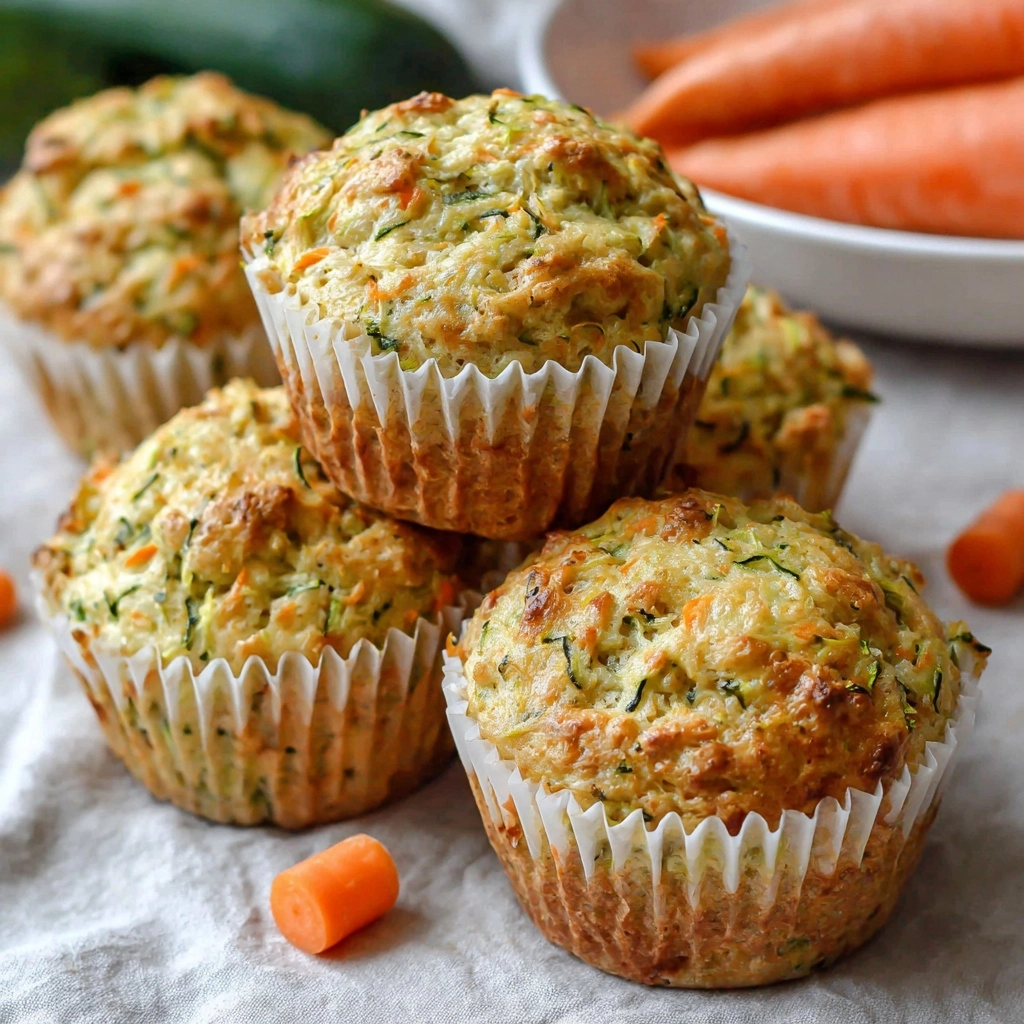 Zucchini and Carrot Breakfast Muffins Recipe - Recipe Image