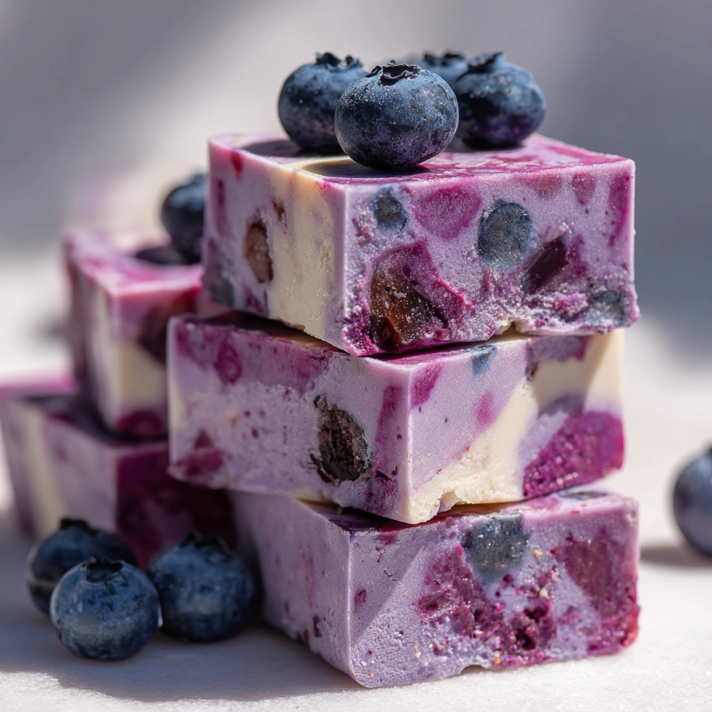 Blueberry Muffin Fudge Recipe - Recipe Image