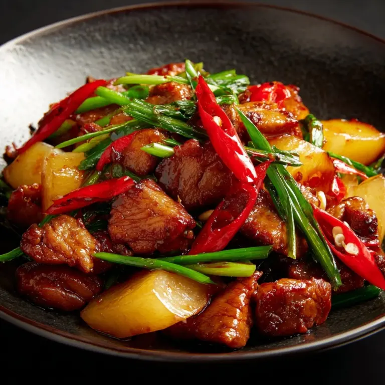 Stir-Fry with Chinese Yam and Beef Recipe