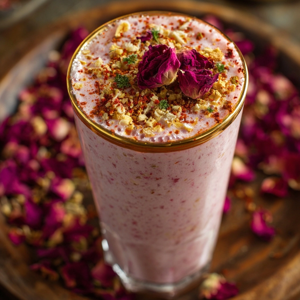 Rose Lassi Recipe