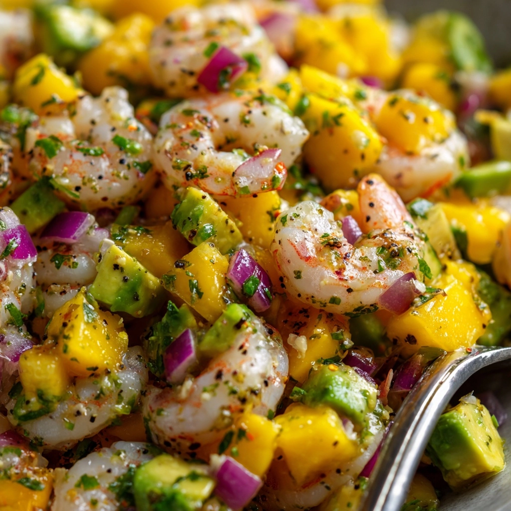 Mango Avocado Shrimp Salad Recipe - Recipe Image