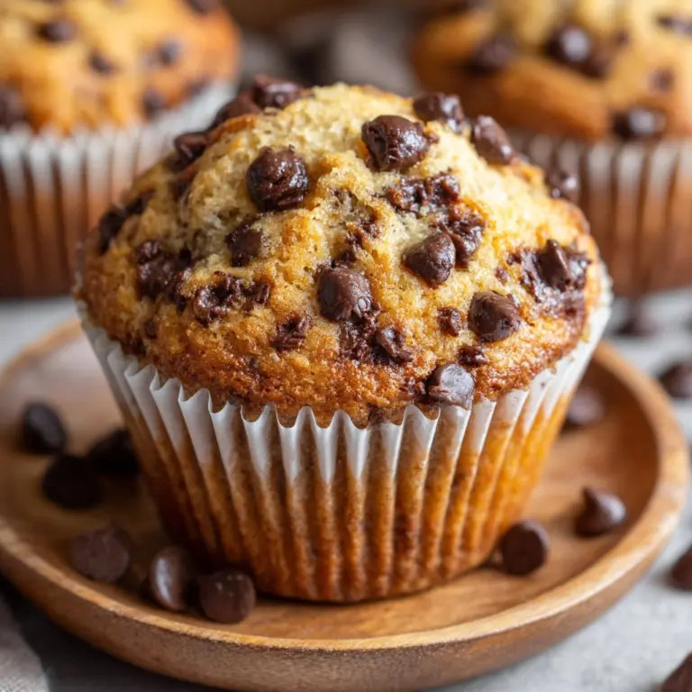 Greek Yogurt Peanut Butter Muffins with Chocolate Chips Recipe