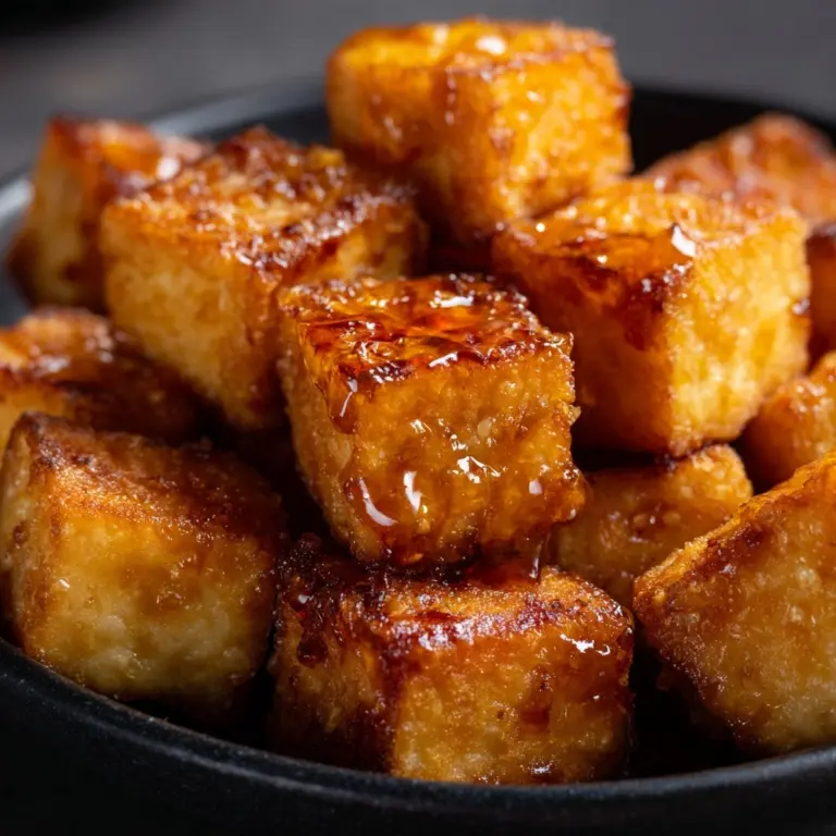 Crispy Baked Peanut Tofu Bowls Recipe