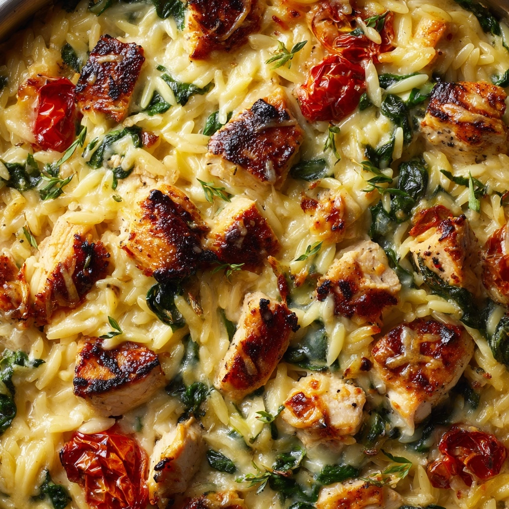 Monterey Chicken One Pan Orzo Recipe
