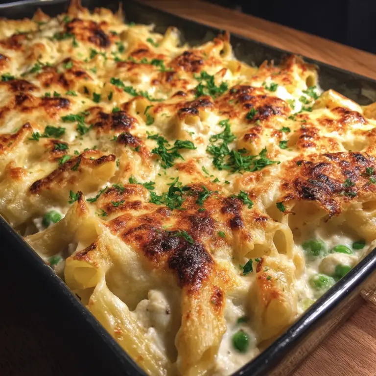 Chicken Alfredo Casserole Recipe