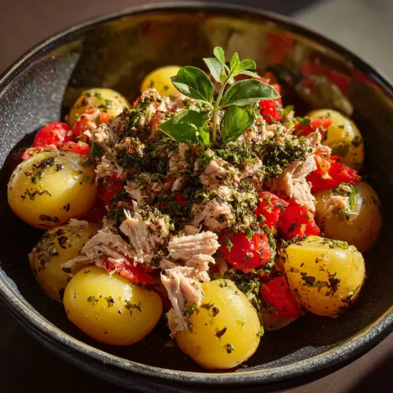 Potato Salad with Tuna and Fresh Eggs Recipe