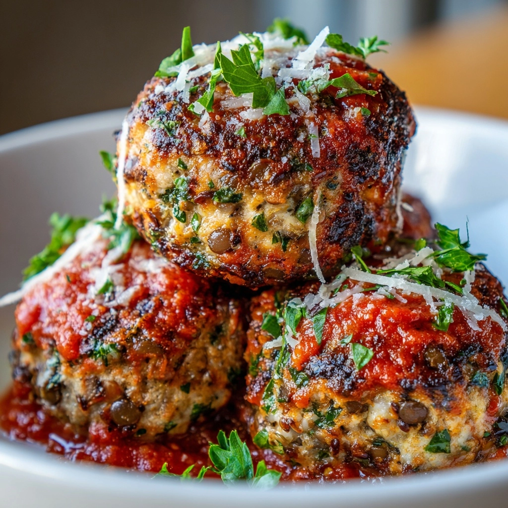 Easy Vegetarian Lentil Meatballs Recipe - Recipe Image