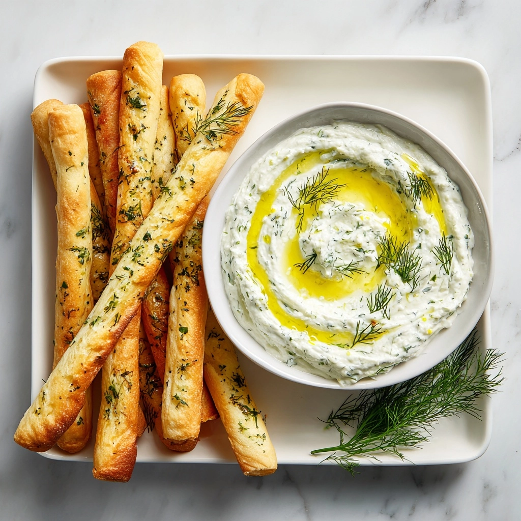 Pita Fries with Tzatziki Recipe - Recipe Image