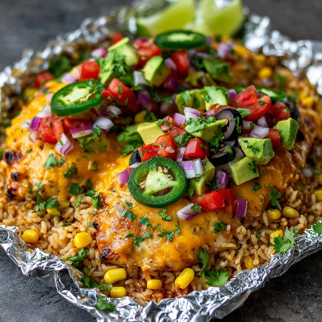 Santa Fe Chicken Foil Packets Recipe - Recipe Image