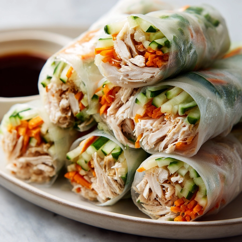 Chicken Spring Rolls Recipe - Recipe Image