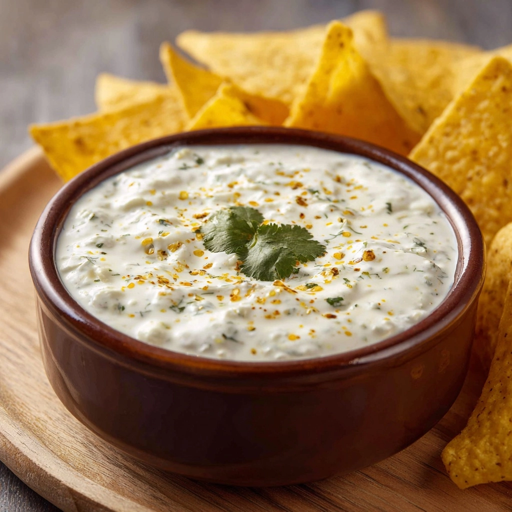 Mexican White Cheese (Queso) Dip Recipe - Recipe Image