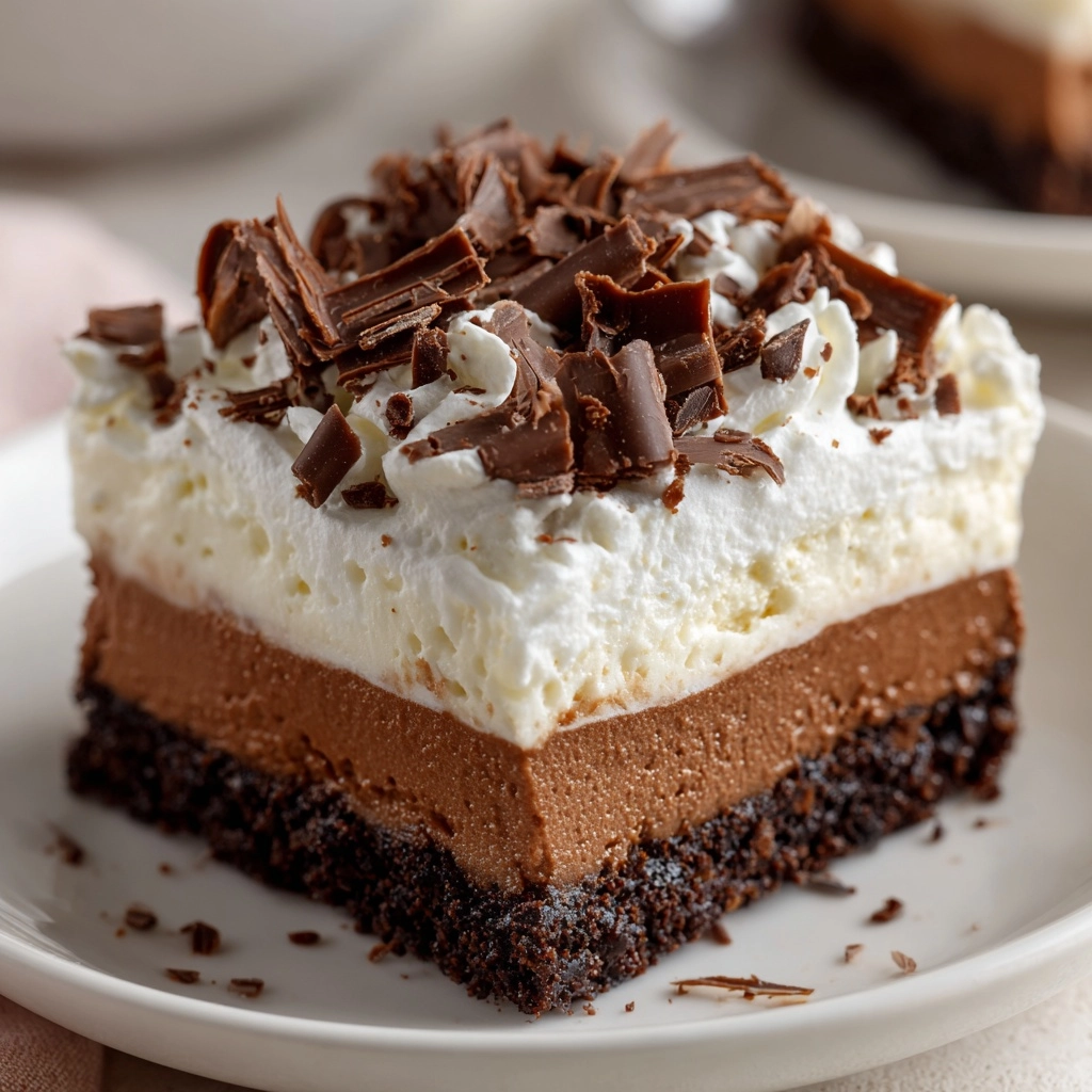 Brownie Refrigerator Cake Recipe - Recipe Image