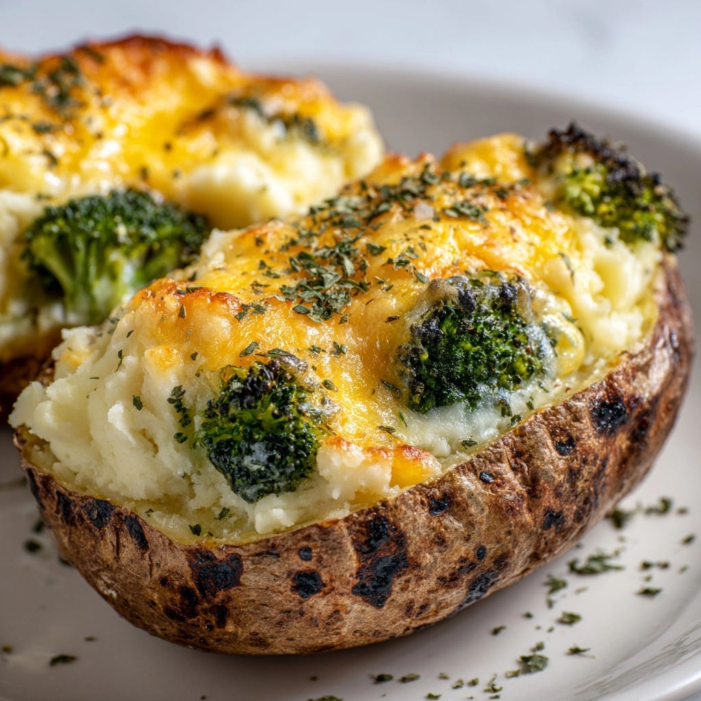Broccoli Cheese Baked Potatoes Recipe