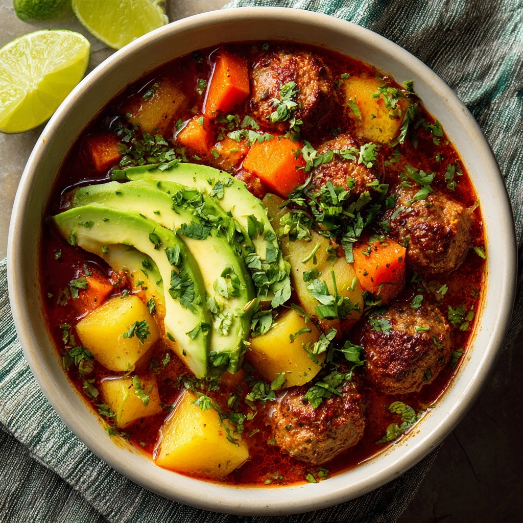 Mexican Meatball Soup Recipe - Recipe Image