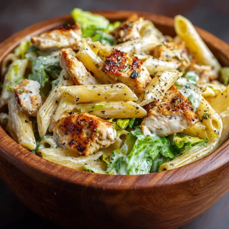 Chicken Caesar Pasta Salad Recipe