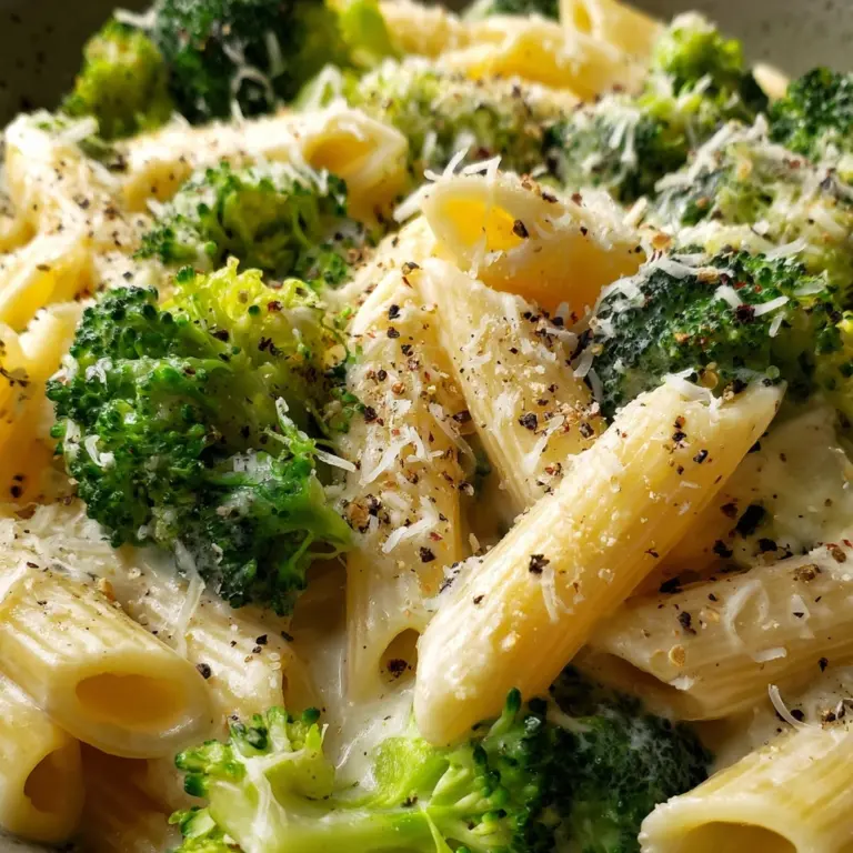 Quick Broccoli Pasta: Creamy & Cheesy Delight Recipe
