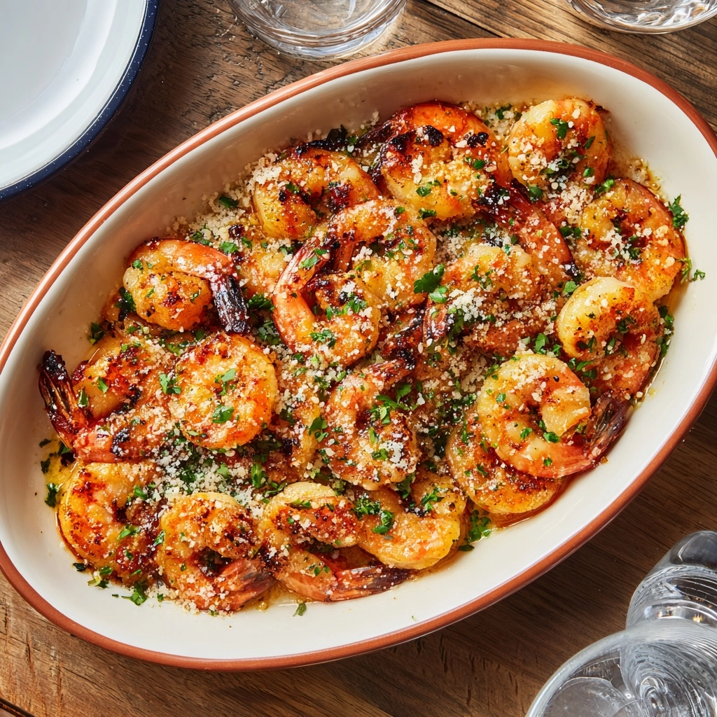 Garlic Parmesan Roasted Shrimp Recipe - Recipe Image