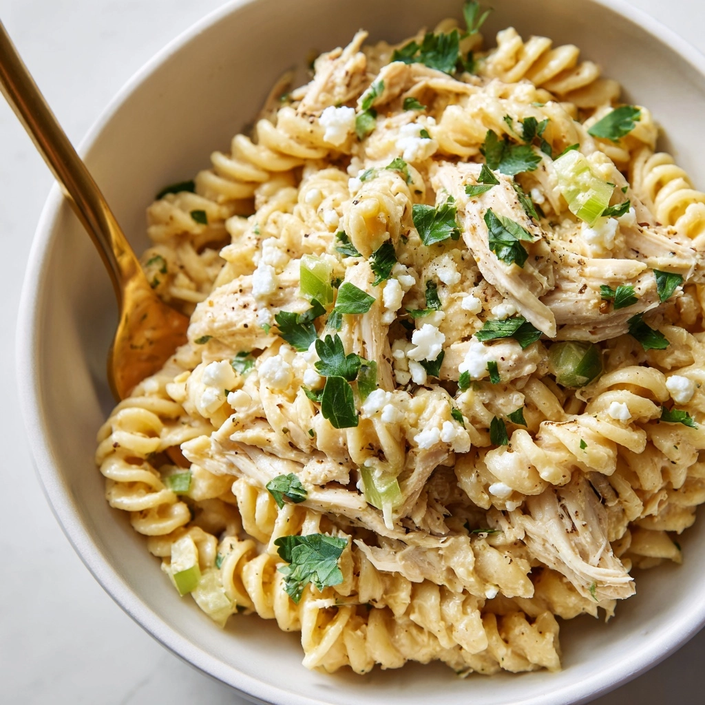 Buffalo Chicken Pasta Salad Recipe - Recipe Image
