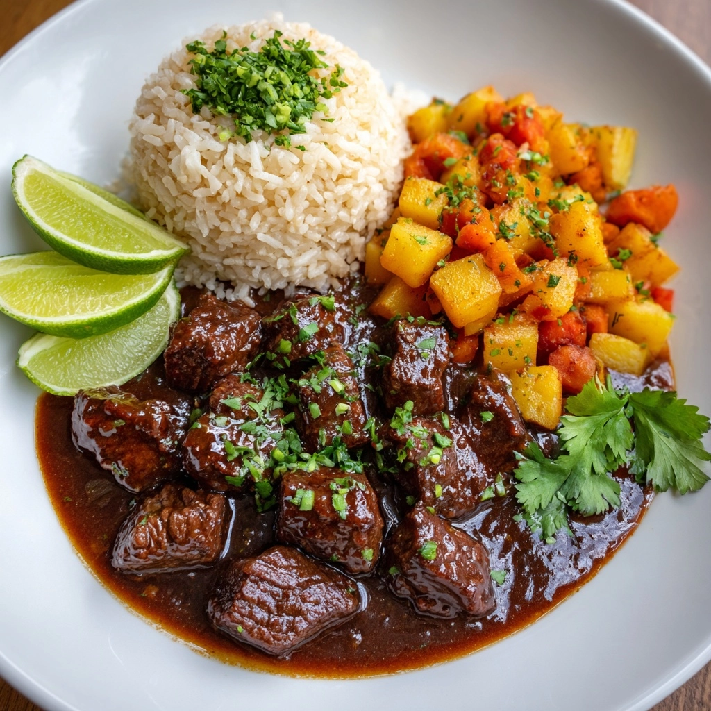 Carne Guisada (Braised Beef) Recipe - Recipe Image