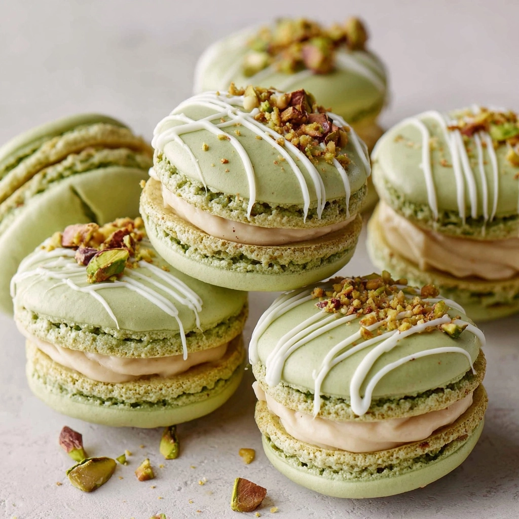 Pistachio Macarons Recipe - Recipe Image