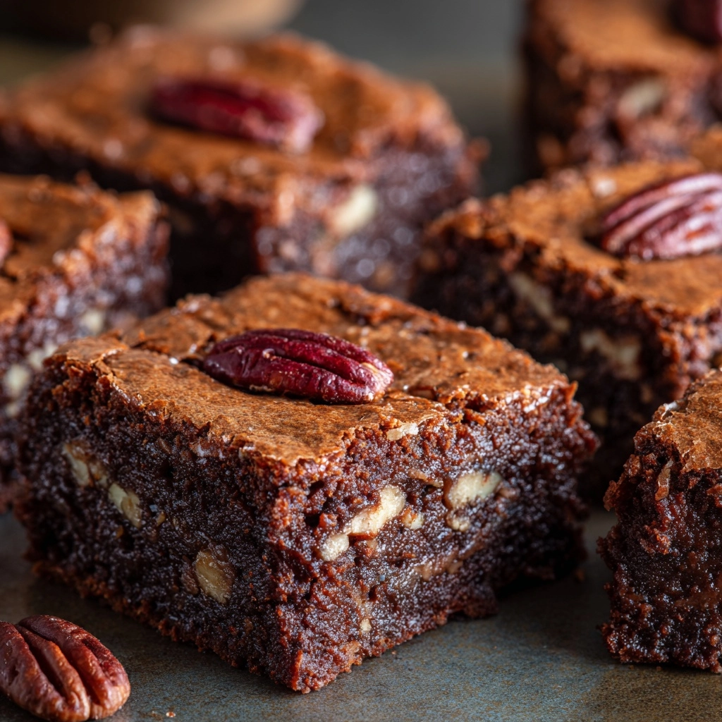 Pecan Pie Brownies Recipe - Recipe Image