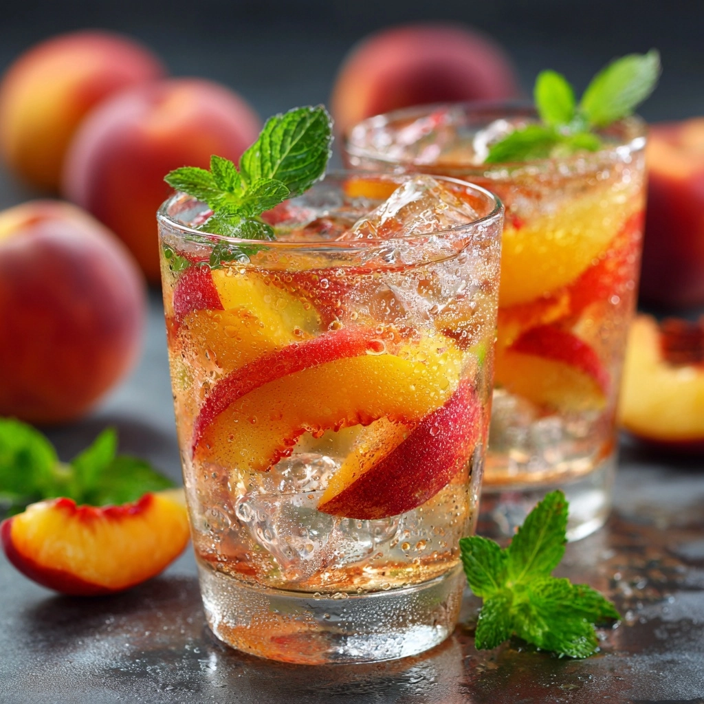 Refreshing Peach Lemonade Recipe - Recipe Image