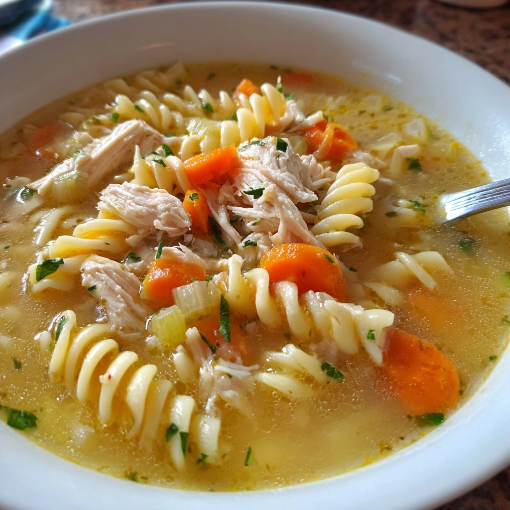 Classic Chicken Noodle Soup Recipe - Recipe Image