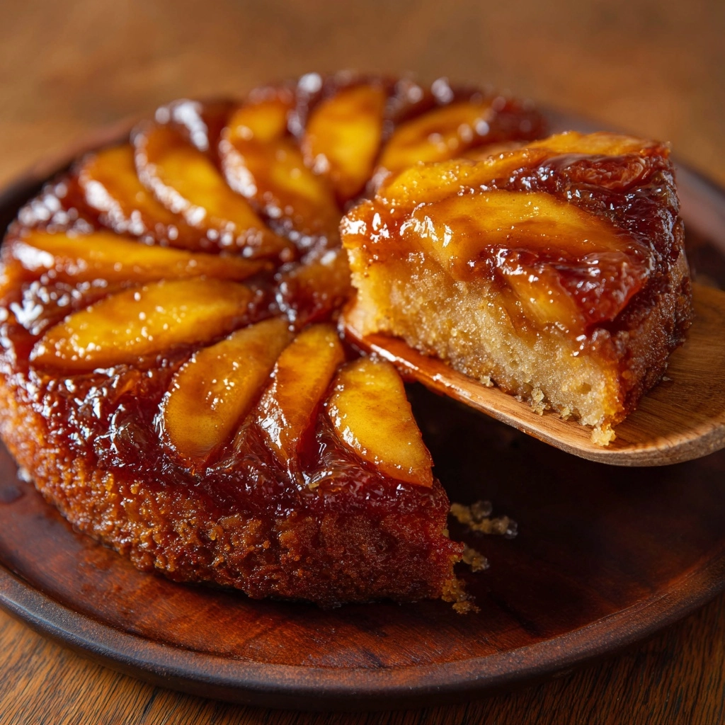 Brown Butter Apple Upside Down Cake Recipe - Recipe Image