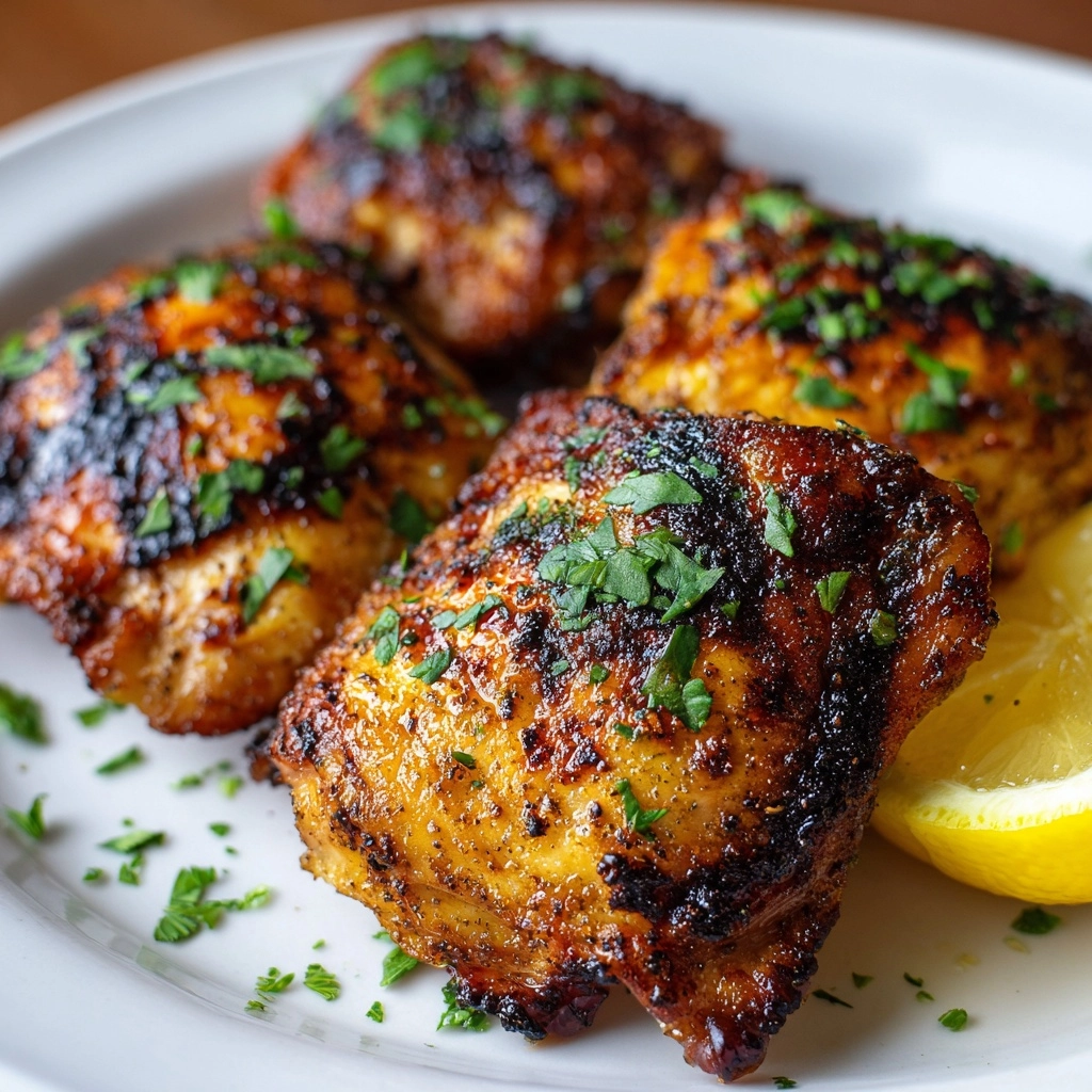 Juicy Grilled Chicken Thighs Recipe - Recipe Image
