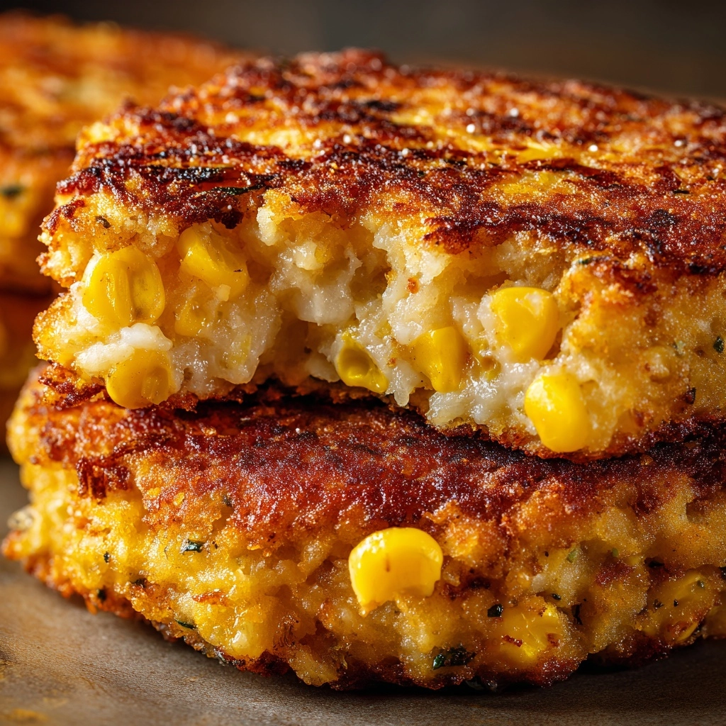 Crispy Cheddar Corn Potato Fritters Recipe - Recipe Image