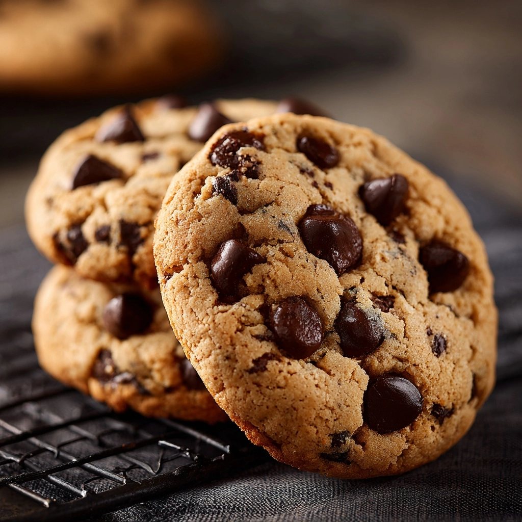 Peanut Butter Oatmeal Chocolate Chip Cookies Recipe - Recipe Image