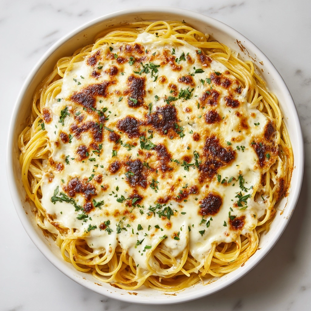 Baked Cream Cheese Spaghetti Recipe - Recipe Image