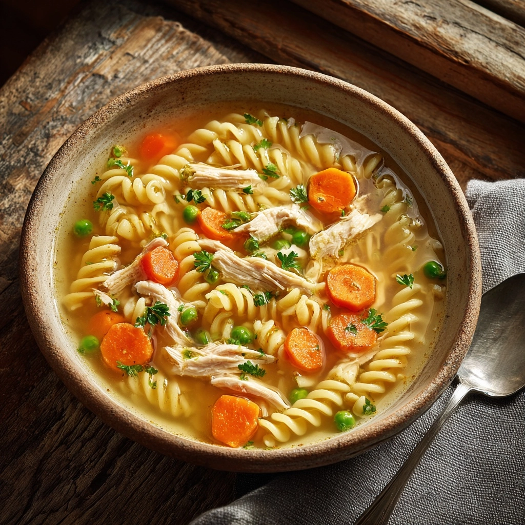Fresh Herb Chicken Noodle Soup Recipe - Recipe Image