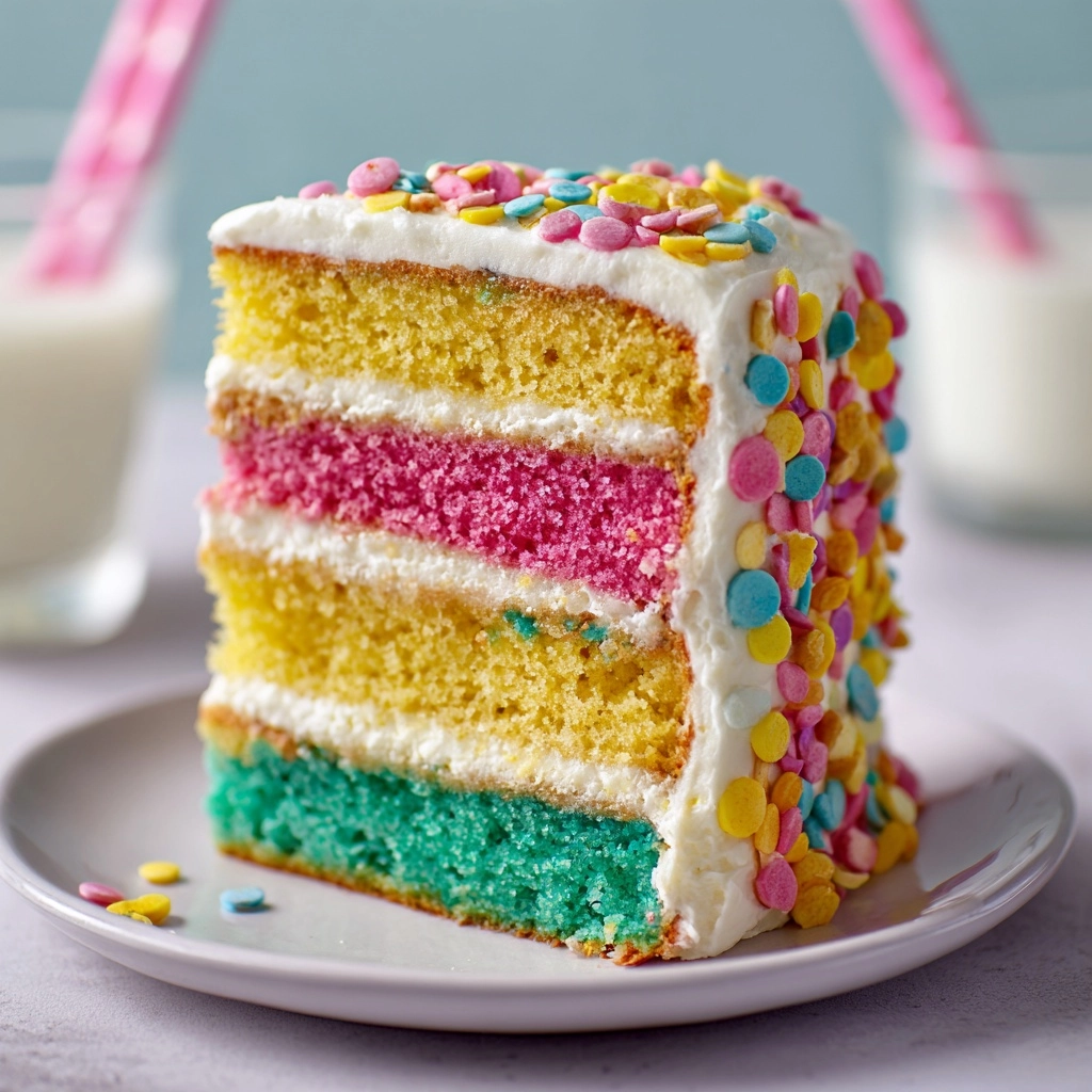 Easy Pastel Easter Cake Recipe! Recipe - Recipe Image
