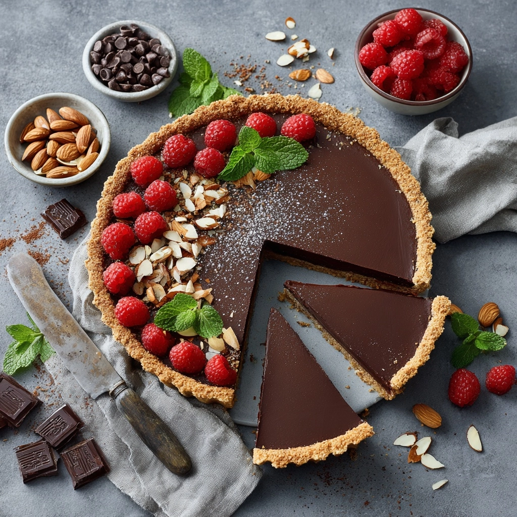 Almond Chocolate Cheesecake Bliss Recipe - Recipe Image