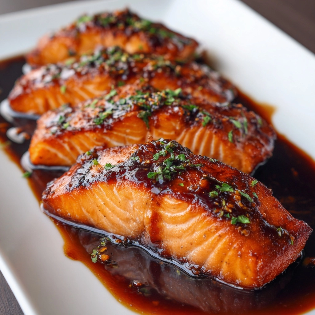 Brown Sugar Glazed Salmon Recipe - Recipe Image