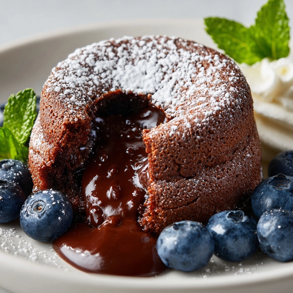 Decadent Air Fryer Chocolate Lava Cakes Recipe - Recipe Image